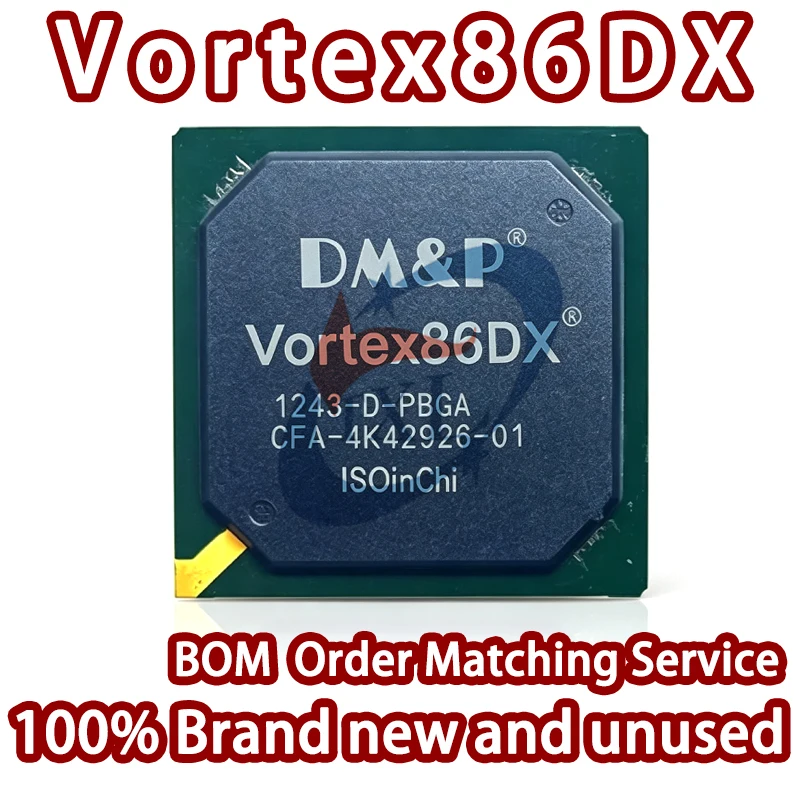 100% Brand New DM&P Vortex86DX 32-Bit x86 Embedded Processor SoC 800MHz 90nm PBGA Low Power Industrial CPU IC Chip