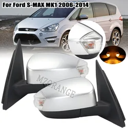 Auto Heated side Mirror Assembly for Ford S-Max 2006 2007 2008 2009 2010 2011 2012 2013 2014 2015 cover Fold Turn Signal Light