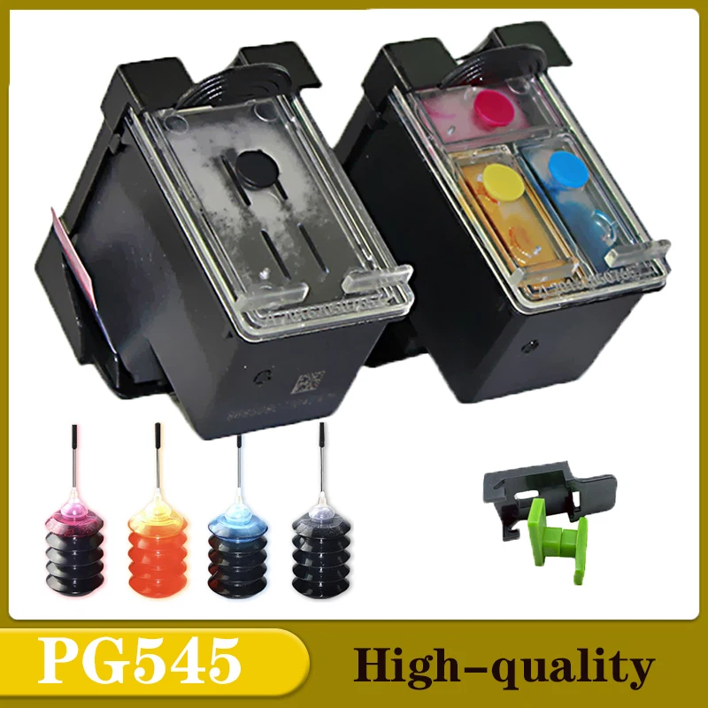 Refillable PG545XL CL545 XL PG545 CL546 Ink Cartridge Replacement For Canon IP2800 IP2850 MG2400 MG2450 MG2455 Printers