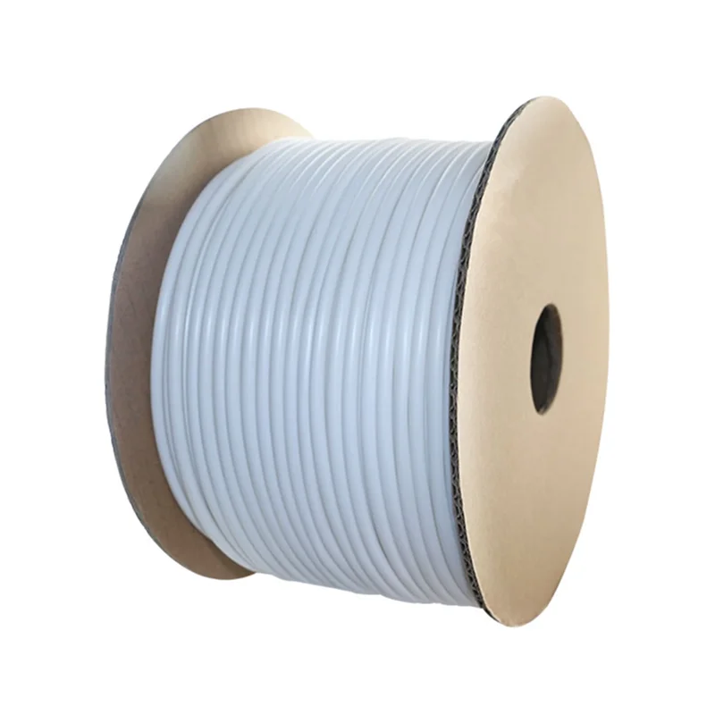 White PVC Tube PVC Sleeve PVC Pipe 0.5-10.0 mm² Square For Wire Marking Electronic Lettering Machine Cable ID Printer