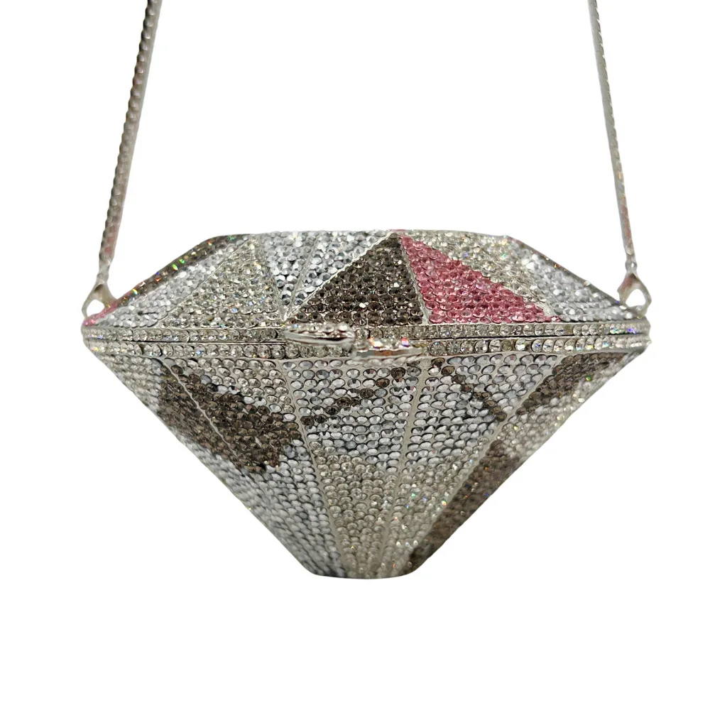 

Diamonds Evening Bag Luxury Crystals Woman Party Clutches Rhinestone Handbags Ladies Elegant Wedding Bridal Purses Gift