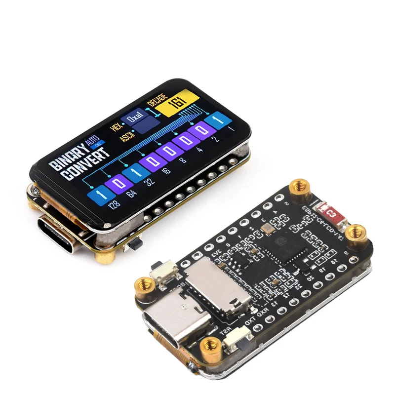 

ESP32-C6 Development Board 1.47-inch LCD Display 172x320 with RGB Lights SD Slot Compatible with Arduino