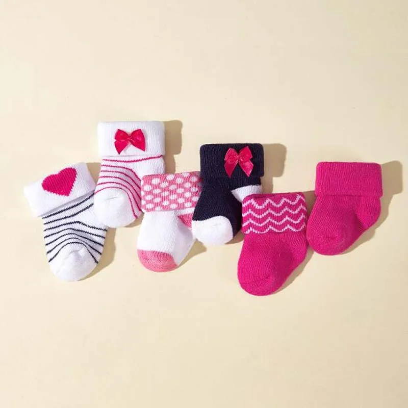 3Pair/lot new girls\' warm socks for autumn and winter