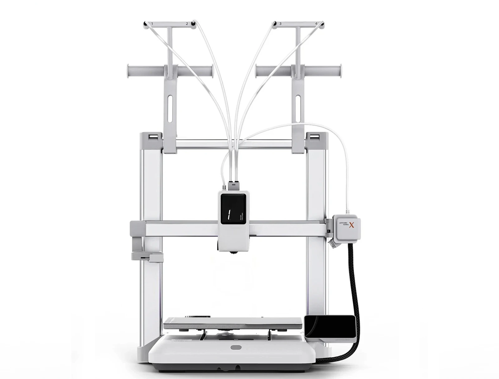Printer 2X Speed & Filament Saving Auto Leveling Max 600mm/s Print Speed Soft & Hard Multi-color 3D Printer ANYCUBIC Kobra X 3D