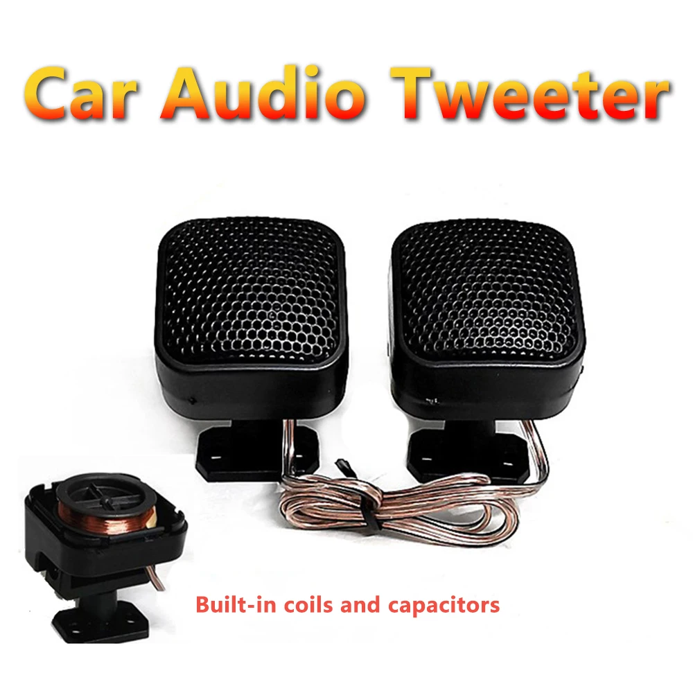 Newest 2pcs High Frequency Car Mini Dome Tweeter Loudspeaker Universal Super Power Audio Auto Sound Loud Speaker