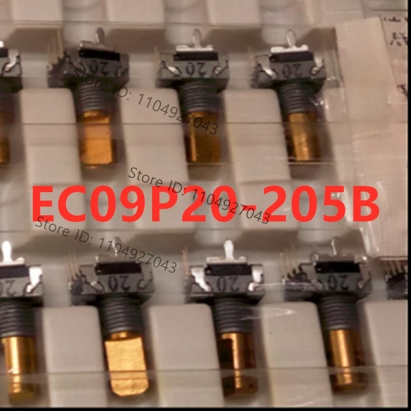 1pc EC09 EC09P20-205B Type Encoder With Stepping 20 Point Vertical Handle 16MM Switch 3 Feet 3 Pin