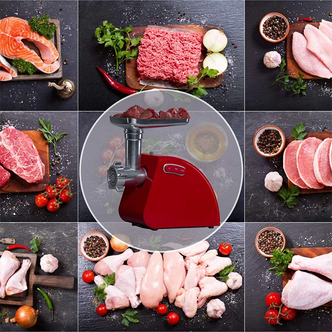 2021 New Electric Meat Grinder Parts General Model Attachment Strong Blade Multi-function Electric Meat Grinder Price