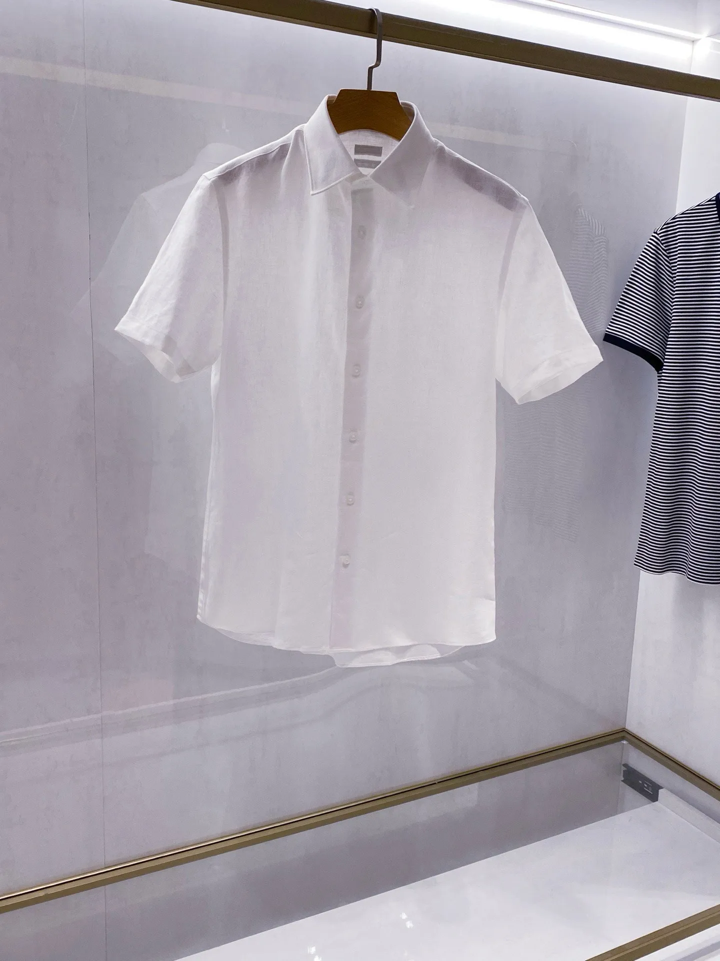 BC Old Money Wind Summer 100% Linen Short Sleeve Shirt Men's Casual Top Shirt