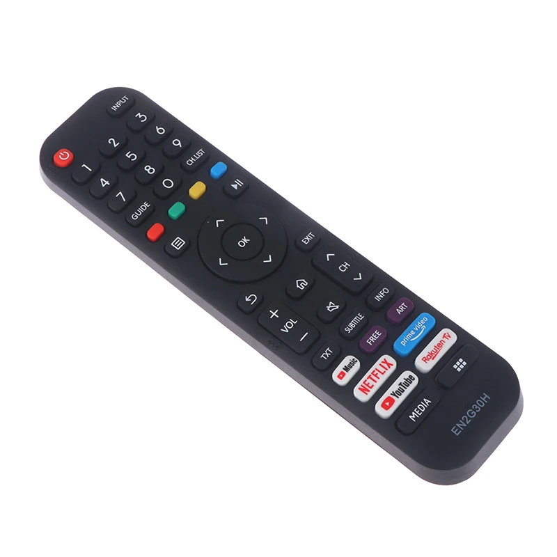 EN2G30H TV Remote Control Compatible for Hisense Smart Youtube / Nelflix /Google Player LED LCD TV ABS