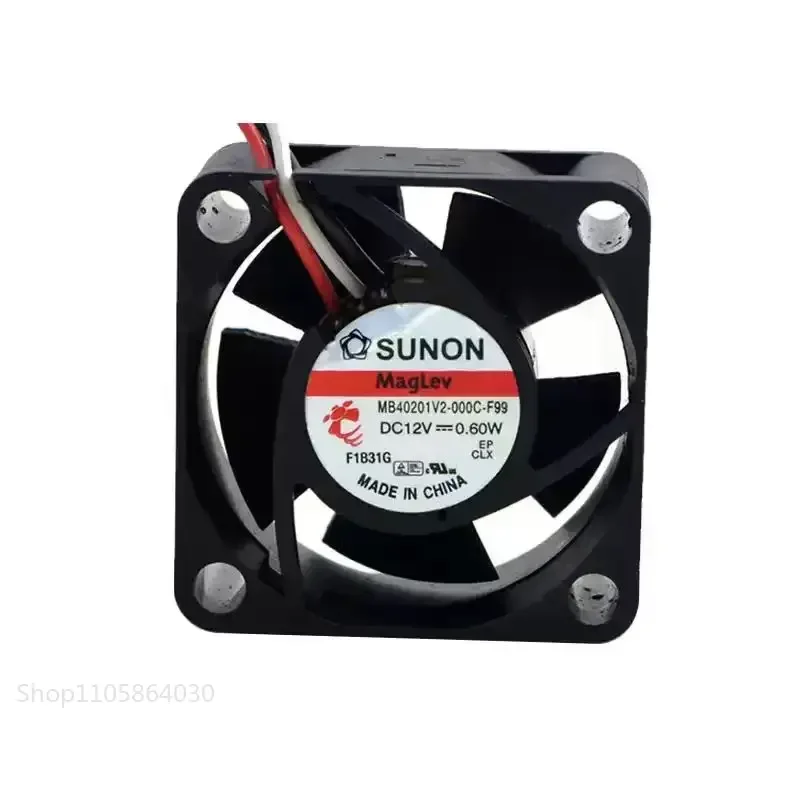 LY Original For SUNON MB40201V2-000C-F99 MagLev 4020 12V 0.60W 3Pin 40mm DC Cooling Fan Quiet Server Computer Router Radiator