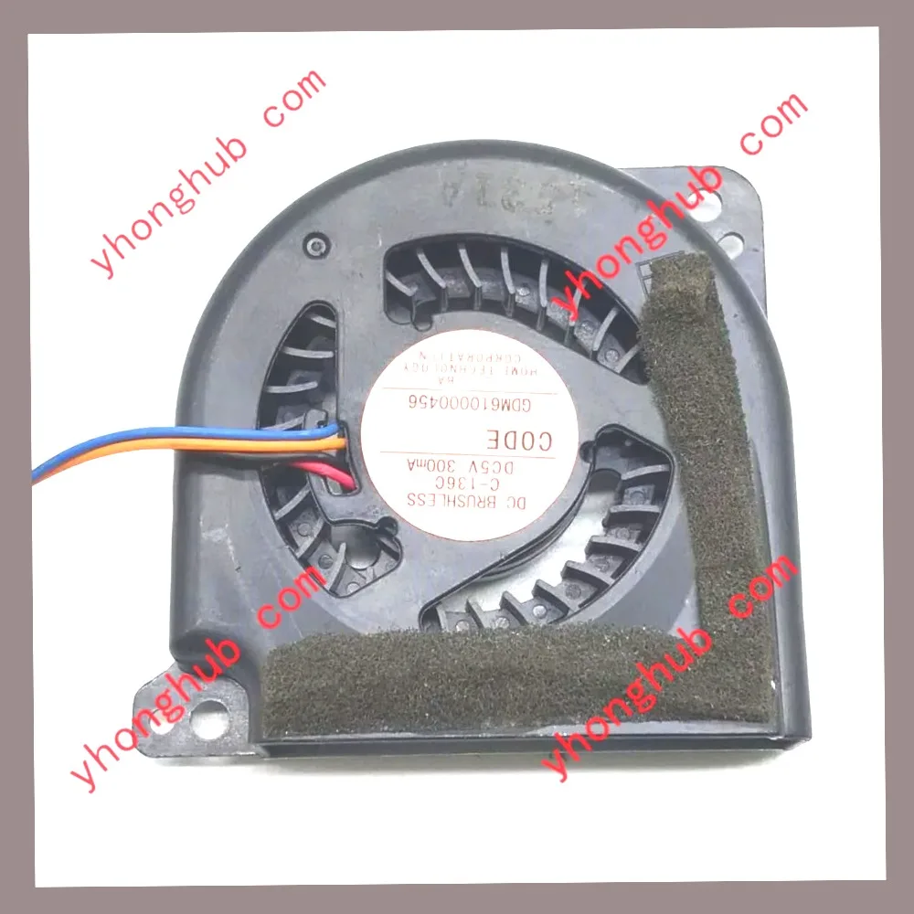 GDM610000456 C-136C DC 5V 300mA 56x52x15mm Server Cooling FanIndustrial Equipment Ventilation