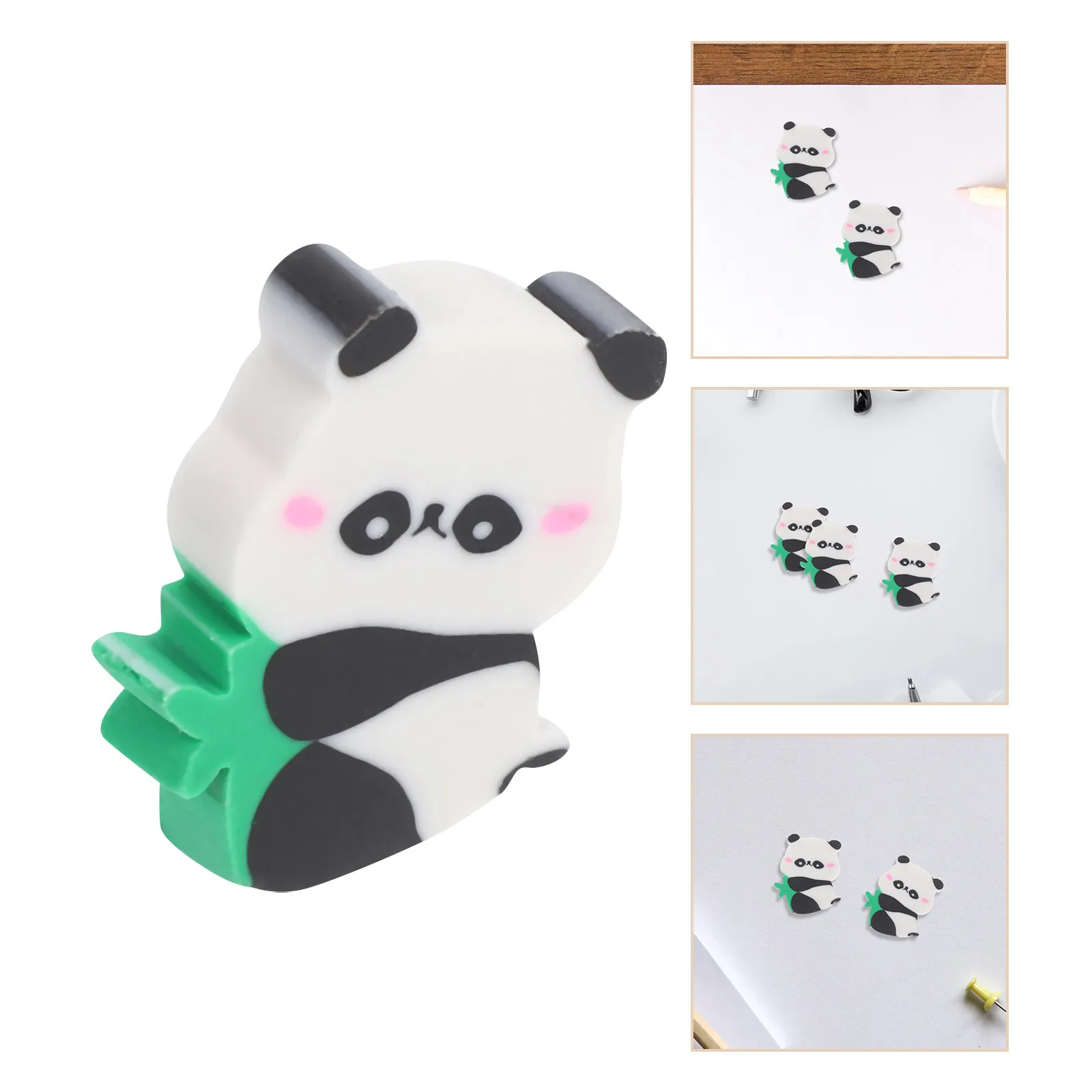 

50Pcs Panda Erasers Cute Cartoon Animal Eraser Mini Erasers School Supplies Drawing Sketching Office Study Cleaning Eraser