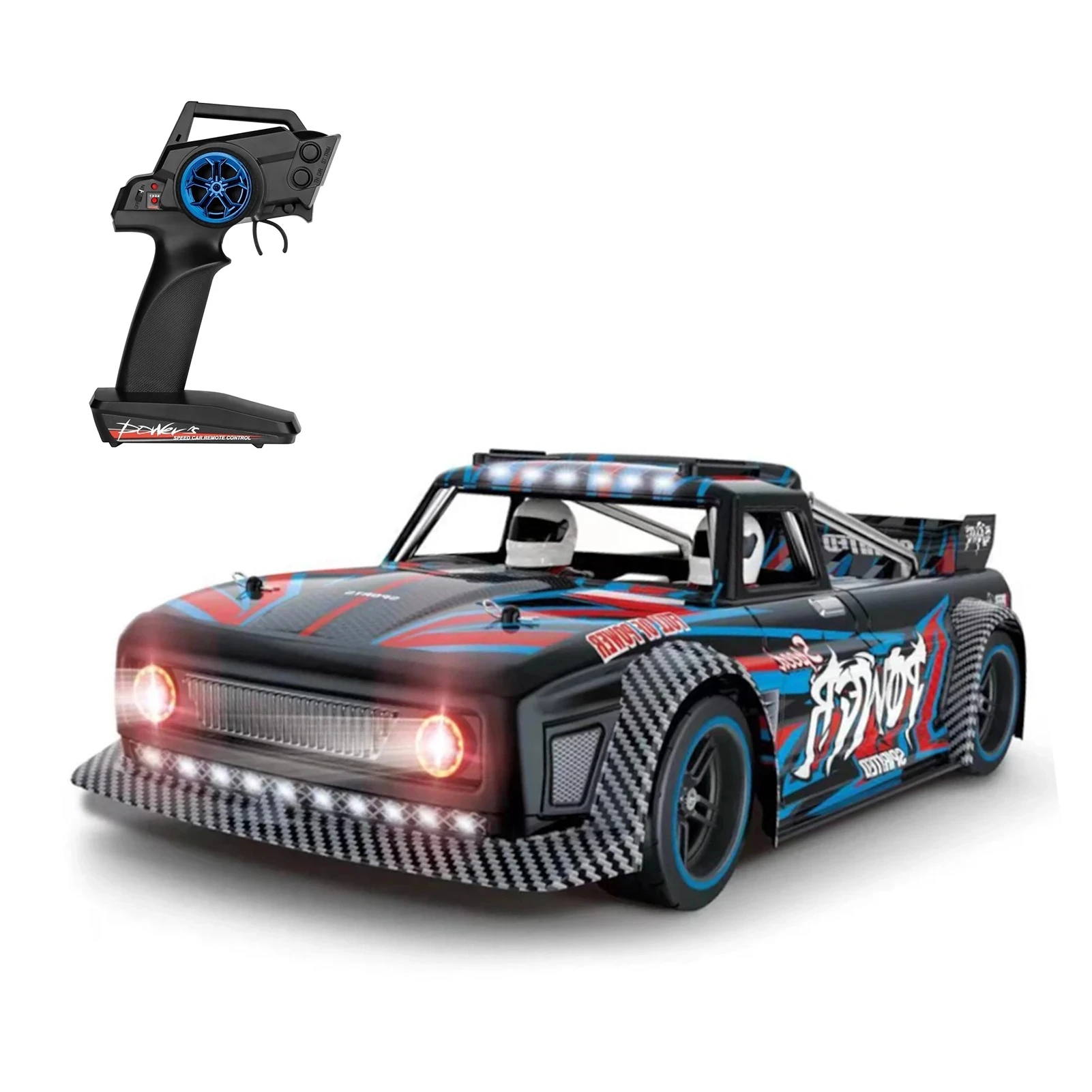 2022 Top WLtoys 104072 Brushless 2.4G 1/10 60 KM/H 4WD elettrico Rc telecomando alla deriva velocità Big Car Rc Toys