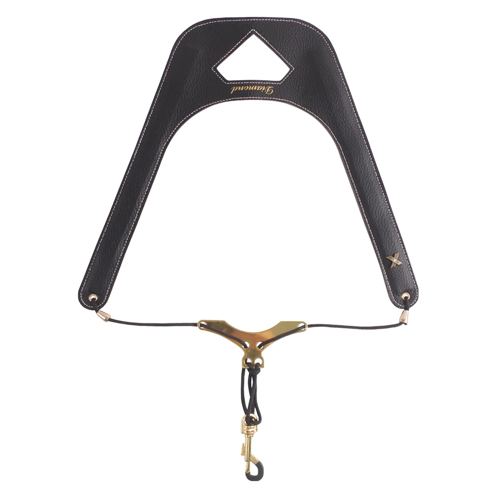 Correa para el cuello de saxofón, cinturón de hombro ajustable de longitud, arnés de hombro doble, accesorios para Instrumentos Musicales