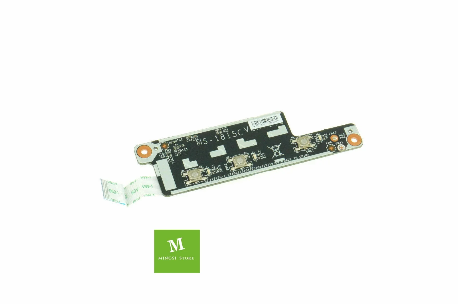 Genuíno para msi titan gt83vr 7rf potência esquerda e direita touchpad placa de botão com cabo sli MS-1815 MS-1815B MS-1815C