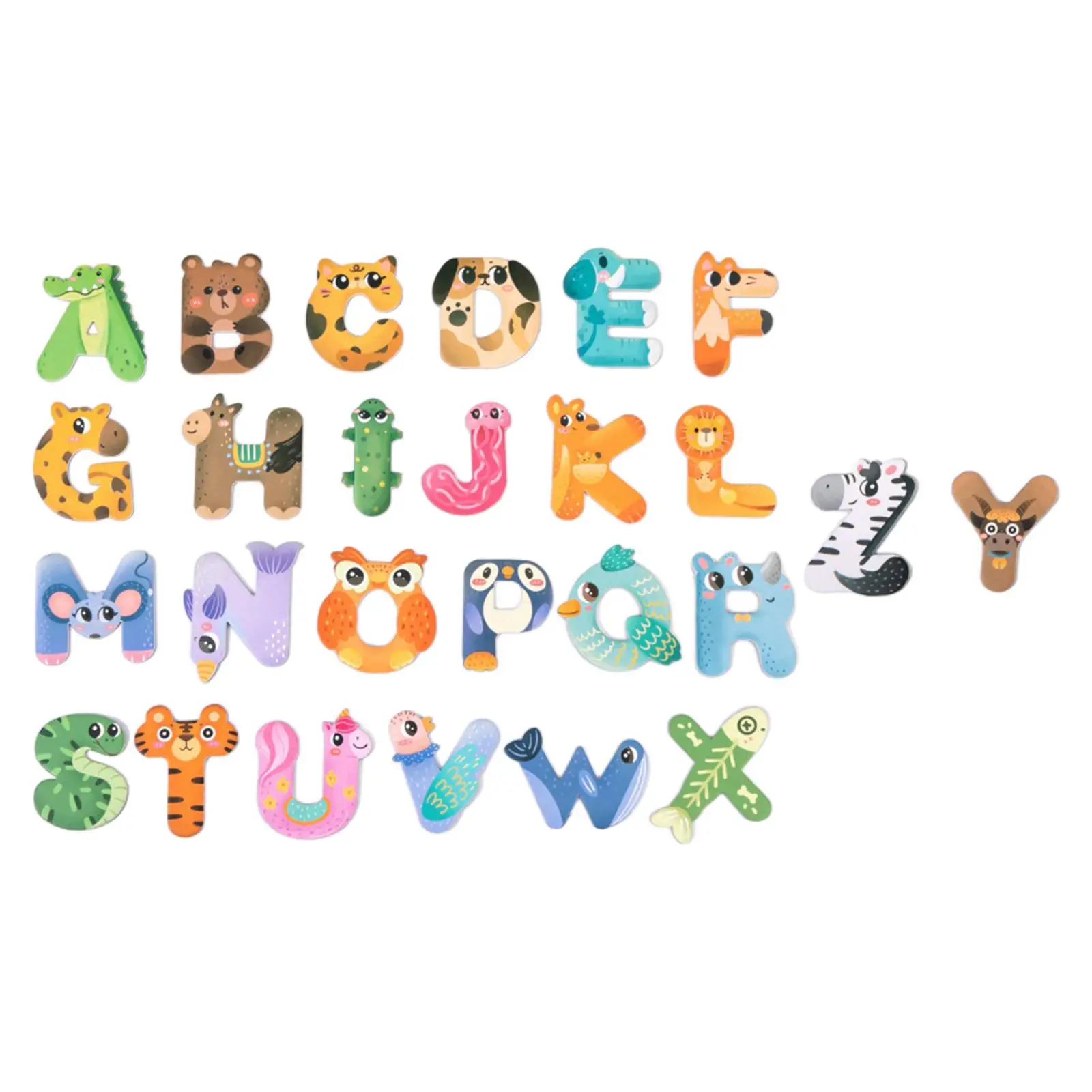 

Magnetic Letters Set Cute Colorful Spelling Refrigerator Fridge Magnets Alphabet