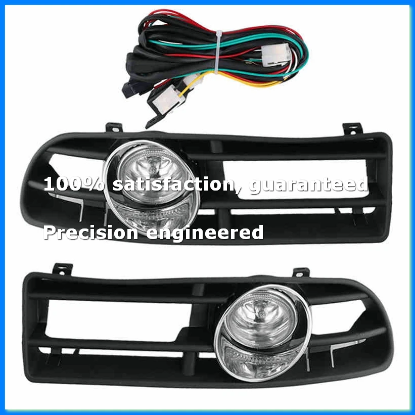

Car Front Lower Bumper Fog Lights Assembly for MK4 1998-2004 Fog Lamp Cover Grille with Switch Harness-A68X