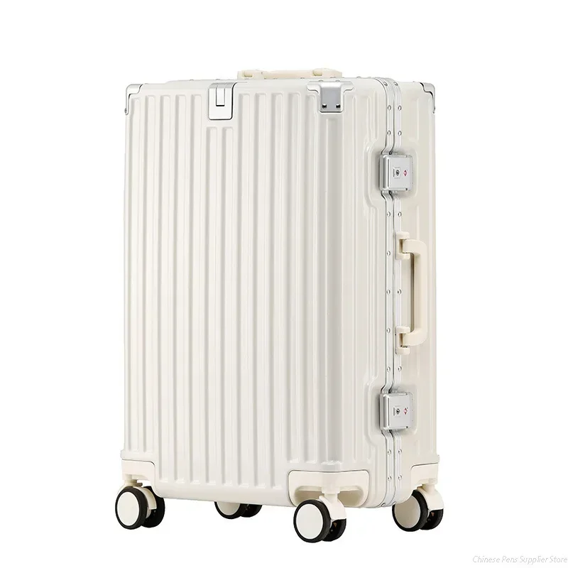 Rolling Luggage Female 22 24 26 28 Strong Thick Durable Trolley Box Male Travel Boarding Password Box Suitcase Soundproof Wheel