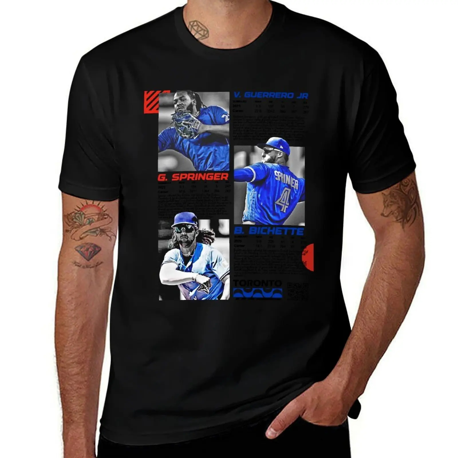 

Toronto Squad Profile Design 3 T-Shirt Blouse cute tops summer 2025 tops plain black t shirts men
