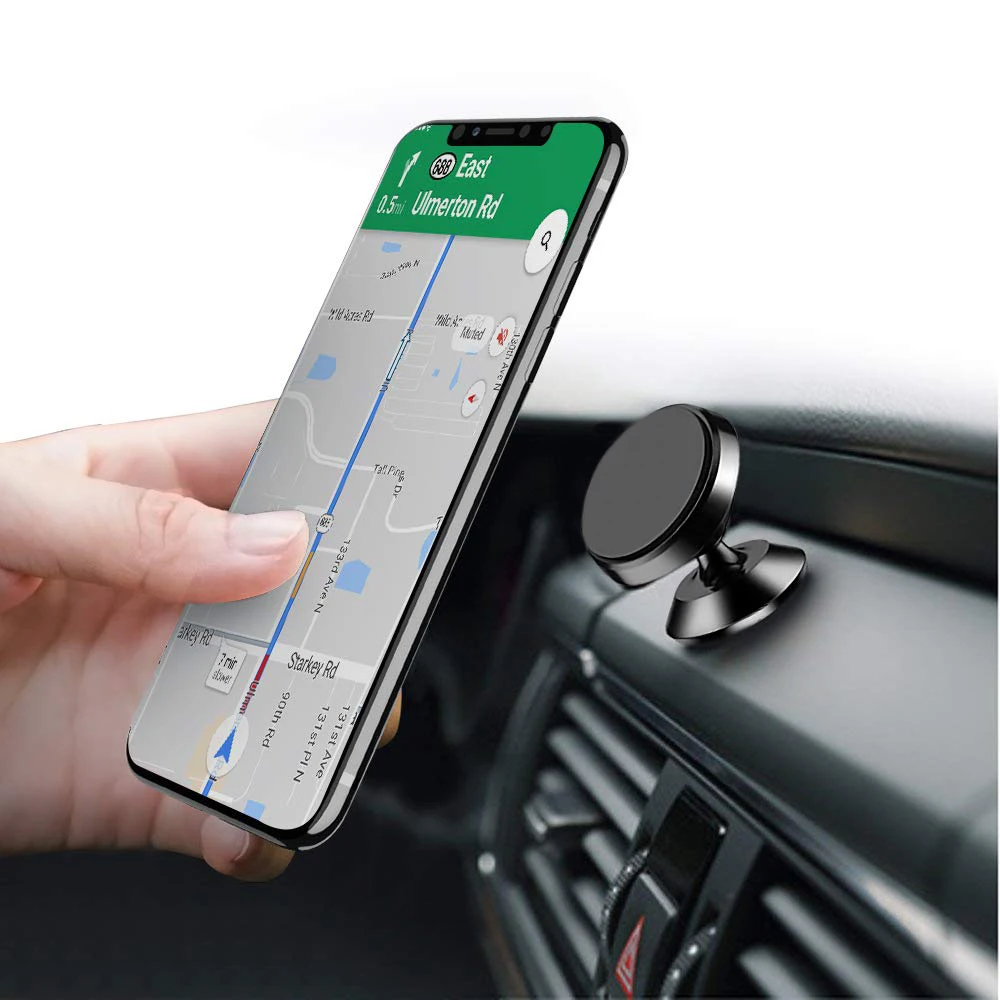 Car Phone Holder Magnetic Universal Magnet Phone Mount for iPhone X Xs Max Samsung in Car Mobile Cell Phone Holder Stand