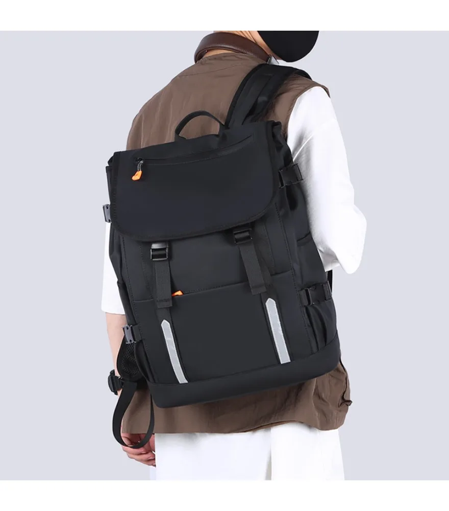 Versatile Simple School Bag College Student Fashion Trend Computer Backpack Men's Commuter Backpack Personality