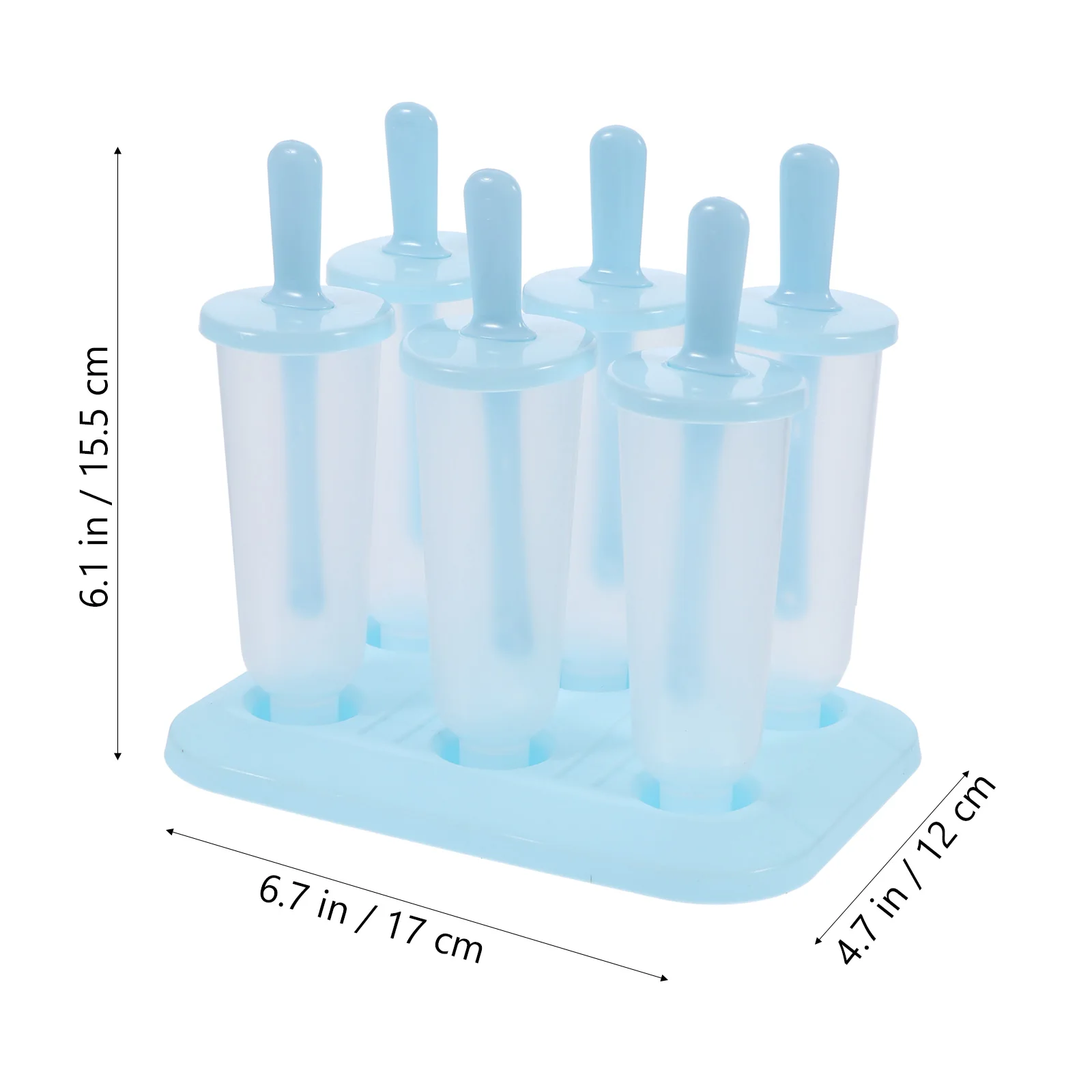 

2 pcs Popsicle Molds Food Grade Plastic Ice Cream Maker Summer Treats Fruit Juice Yogurt Mold Kitchen Bar Tools