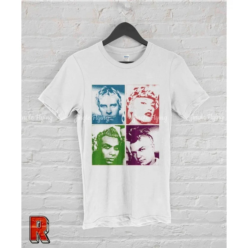 No duda 80s 90s Rnb Hip Hop Gwen Stefani Pop Art camisa Vintage retroceso música Unisex camiseta negro blanco regalo camiseta