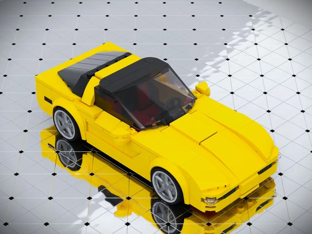 

MOC- Строительные блоки 300 деталей C5 City Speed Racing Строительные блоки Креативный гараж для мальчиков и взрослых Рождественский подарок