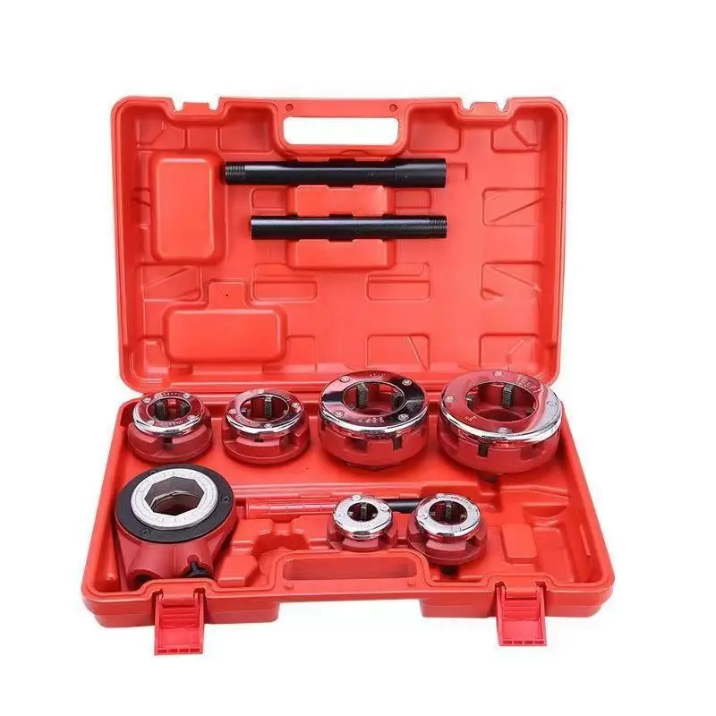 Pipe Threading Machine,1/2 3/4 1 1.2 Inch Pipe Tapping Tool,Laborsaving Threader For Steel Pipe Pipeline Processing