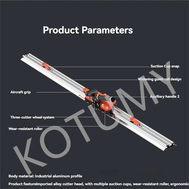 جديد أداة قطع سيراميك بلاط زجاجي دفع سكين فتاحة السيراميك كوب شفاط المكنسة الكهربائية قاطع البلاط اليدوي #6