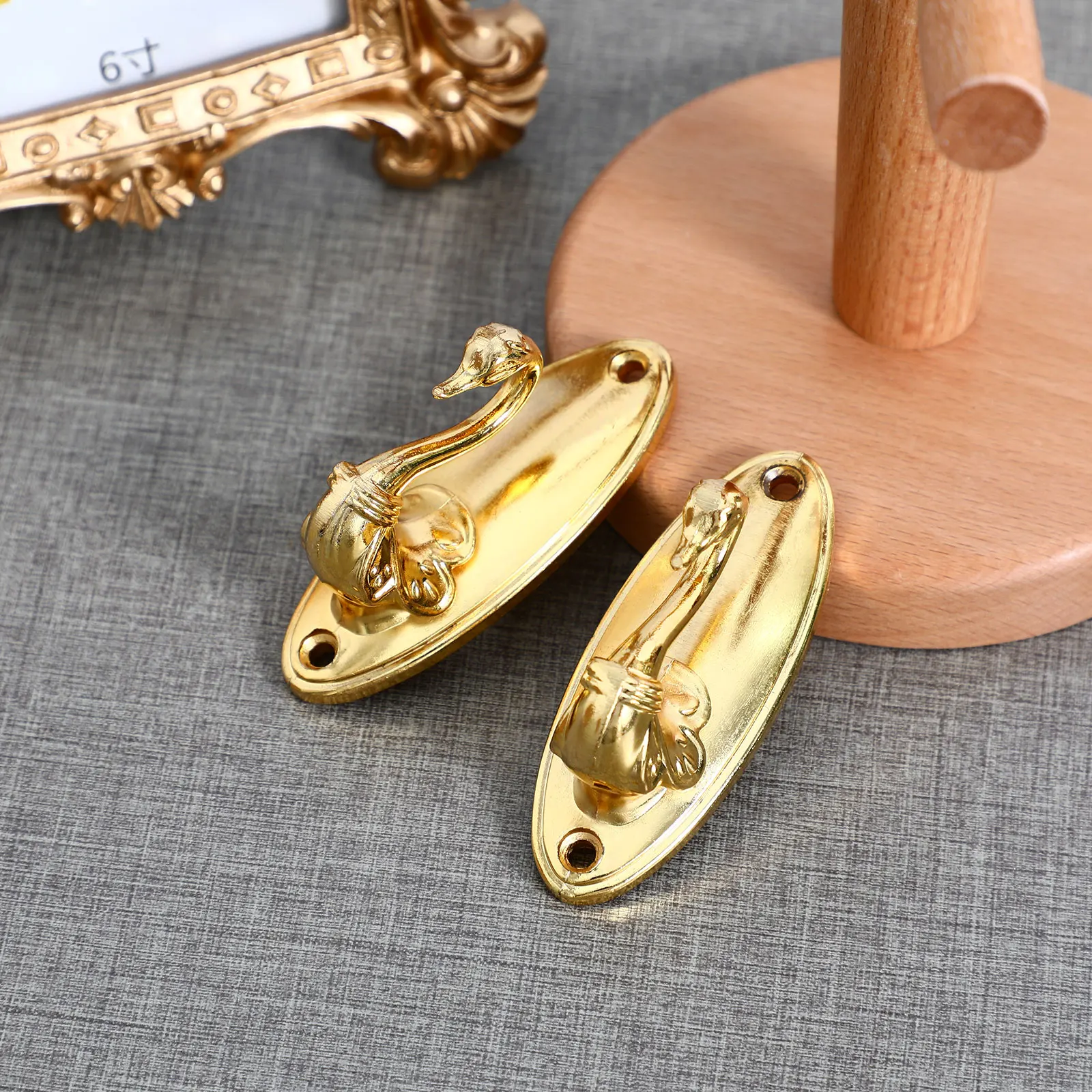 

Curtain Hook Hold Gold Include Holdbacks Tieback Hooks Swan Tiebacks Clips Pull Ties The