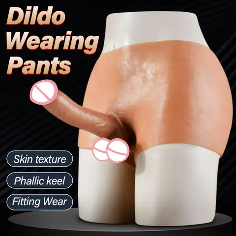Wearable Realistic Big Dildo Peniss for Women Panties Flexible G Spot Dildos Dick with Underpants Silicone sexx Toys for lesbian