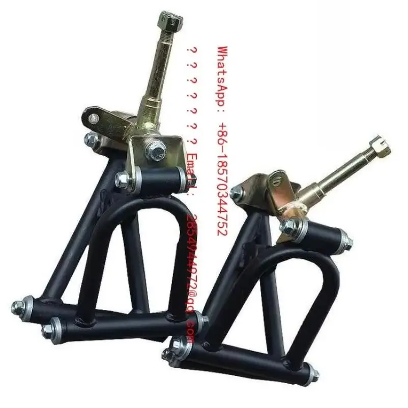 2026   Self made four-wheel kart suspension modification accessories, front rocker arm suspension, horn steering knuckle