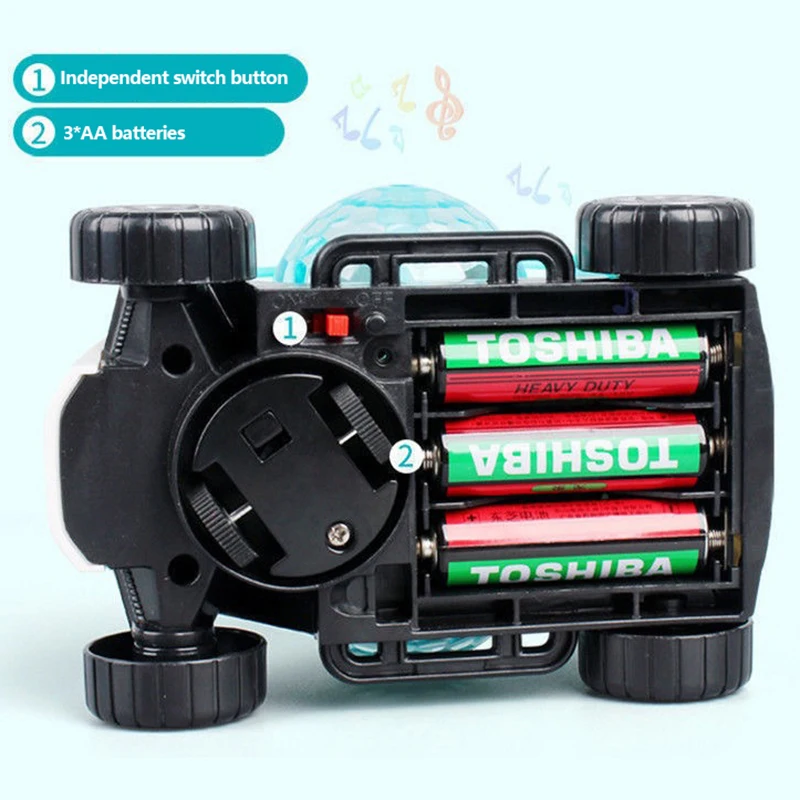 Autospeelgoed Muziekverlichting Automatische obstakelvermijding Elektronische auto Buiktijd Peuter Kruipen Zintuiglijk voor kindercadeaus