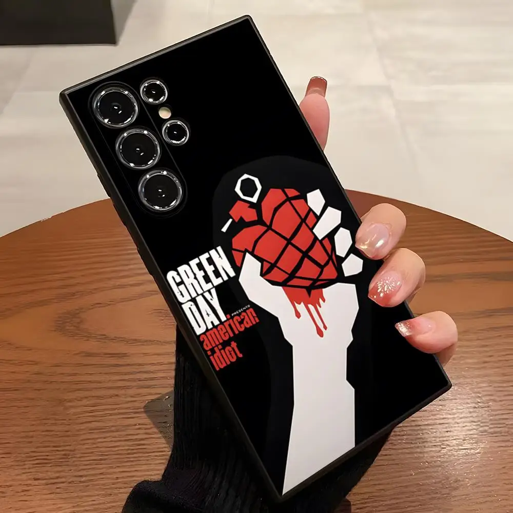 G-Green Day Band Phone Case For Samsung S26 S24 Ultra S25 S23 Fe S22 S21 Plus A57 A54 A37 A17 A53 A16 Back Cover
