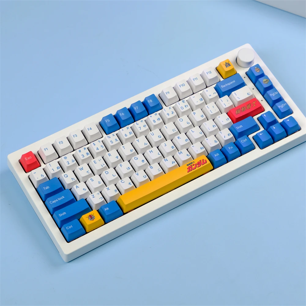 Clavier mécanique en PBT, 129 prédire, sans profil, sublimation de colorant, pour commutateur MX