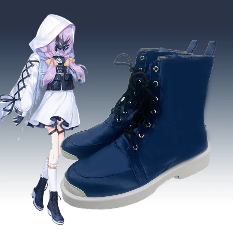 

Blue Archive Hakari Atsuko Cosplay Shoes Anime Sneaker Short Boots Cosplay Costume Prop Shoes for Halloween Party Accessories