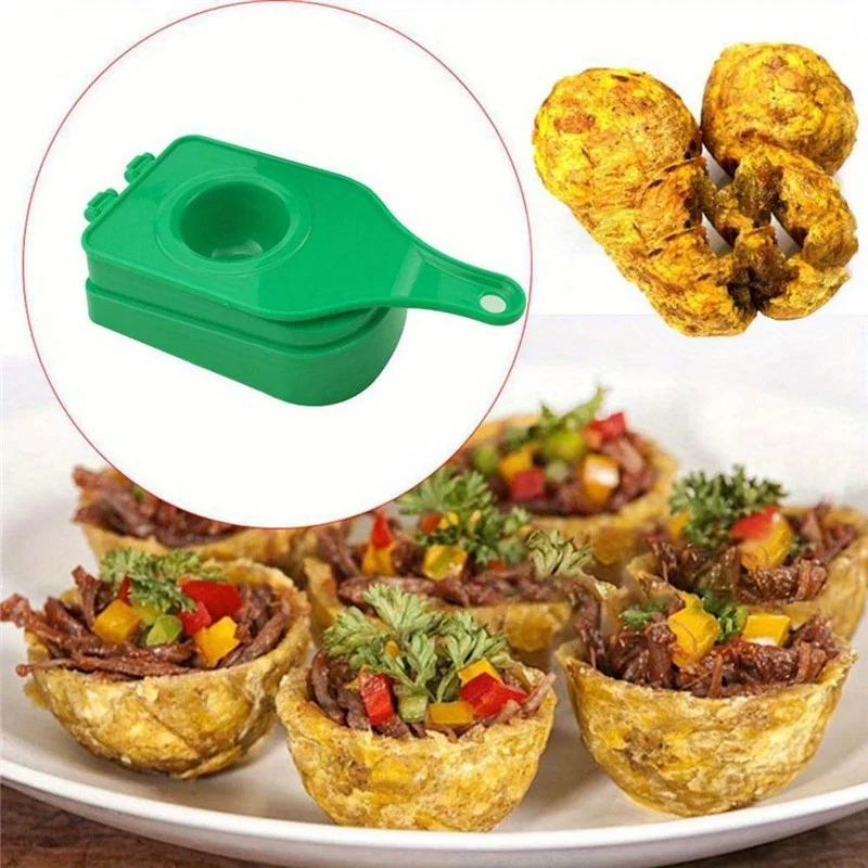 Pataconera Bacon Banana Basket Mold Meatball Express Mold Mofongo Tostones Kitchen Tools Meatloaf Press Meatball Maker Mold