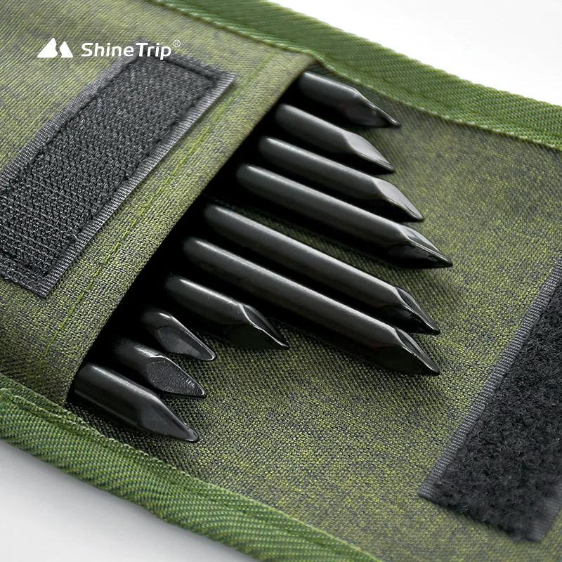 

Outdoor camping site nail storage bag Oxford cloth thickened nail bag Camping tent nail small accessory storage bag