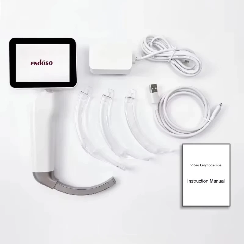 Rigid Intubation VideoLaryngoscope Laryngoscopy Replace Video Laryngoscope Set With cam era