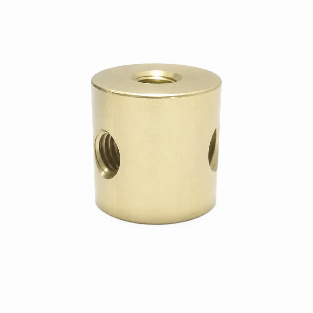 Aluminum Alloy Cylindrical Nut M8 Through Hole Triangular Connector Nut Multi-Hole 24mm Parrot Perch Nut Motor Accessories
