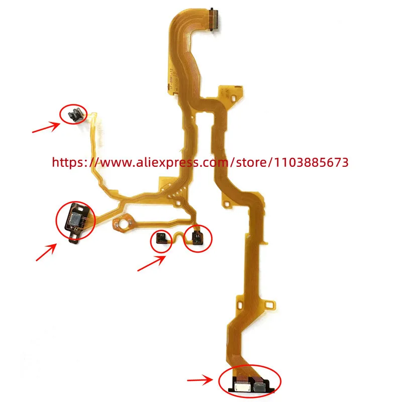 

NEW Lens Back Main Flex Cable For SONY DSC-RX100 DSC-RX100 II RX100 M2 Digital Camera Repair Part + Sensor + Socket