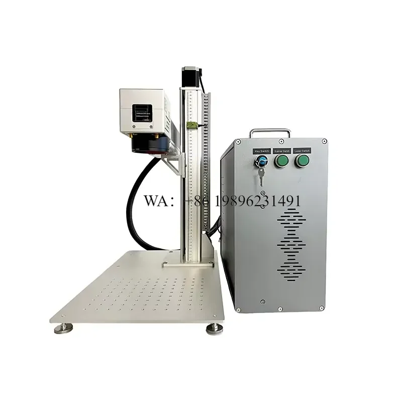 Wmwmnu 30W 60W 100W JPT RAYCUS Mopa M7 Metal Engraving Mirror Fiber Marking Machines Lazer Engraver for Metals