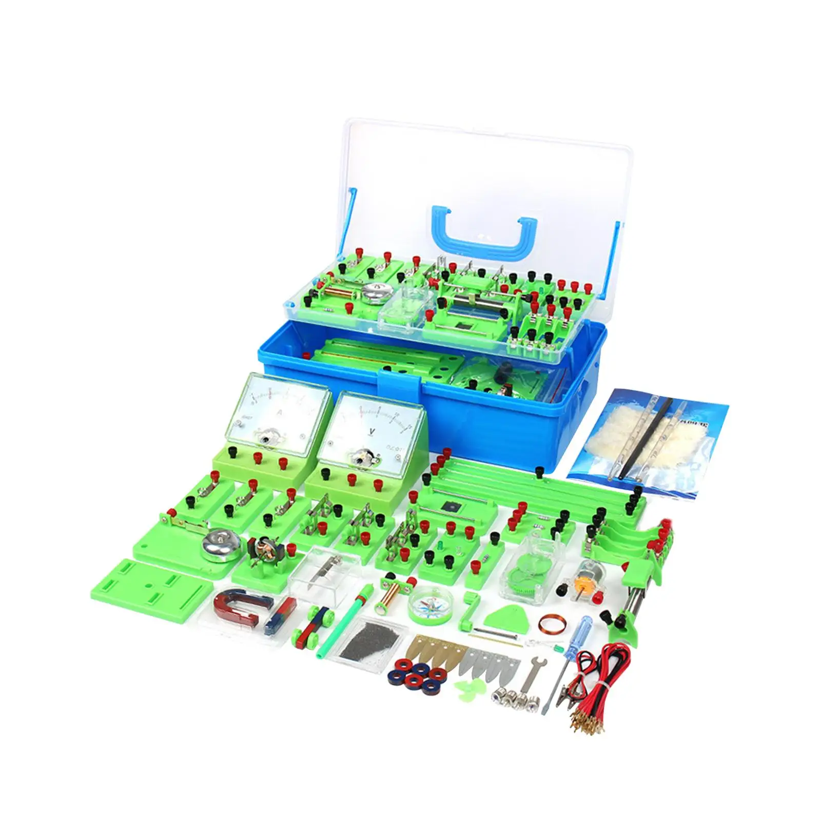 Physics Basic Circuit Board Kit Electricity Discovery Circuit Learning Kits Electricity and Magnetism Kit for DIY Projects