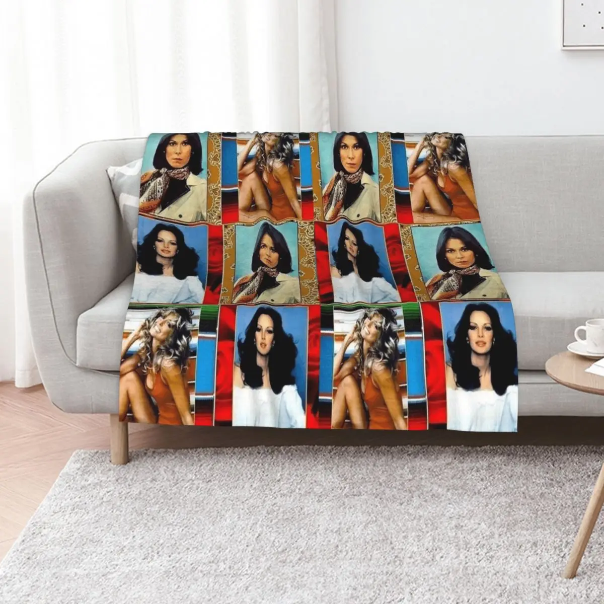 

Charlies angels Throw Blanket Luxury Brand For Decorative Sofa Hairy Flannels Blankets