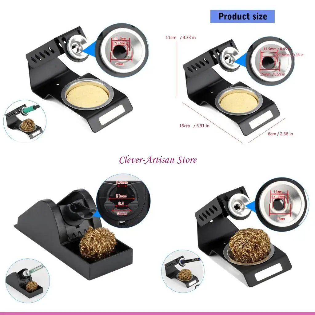 

E06B Metal Soldering Iron Frame Constant Temperature Welding Table Soldering Iron Base Electric Iron Metal Bracket Replace