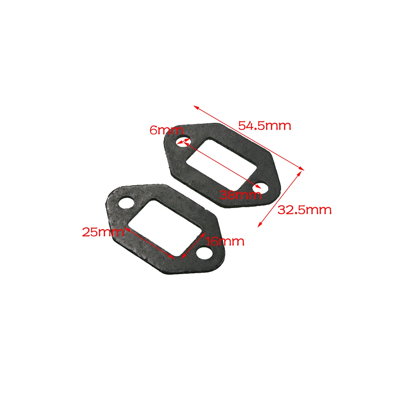 Muffler Exhaust Pipe Flange Gasket For 49cc 66cc 80cc Motorised Bike