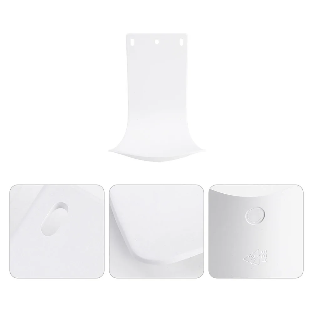 

2pcs Universal Abs Wall-Mounted Handwashing Machine Soap Trays White Drip Tray For Home Hospital Restaurant Mall Slip Resistant