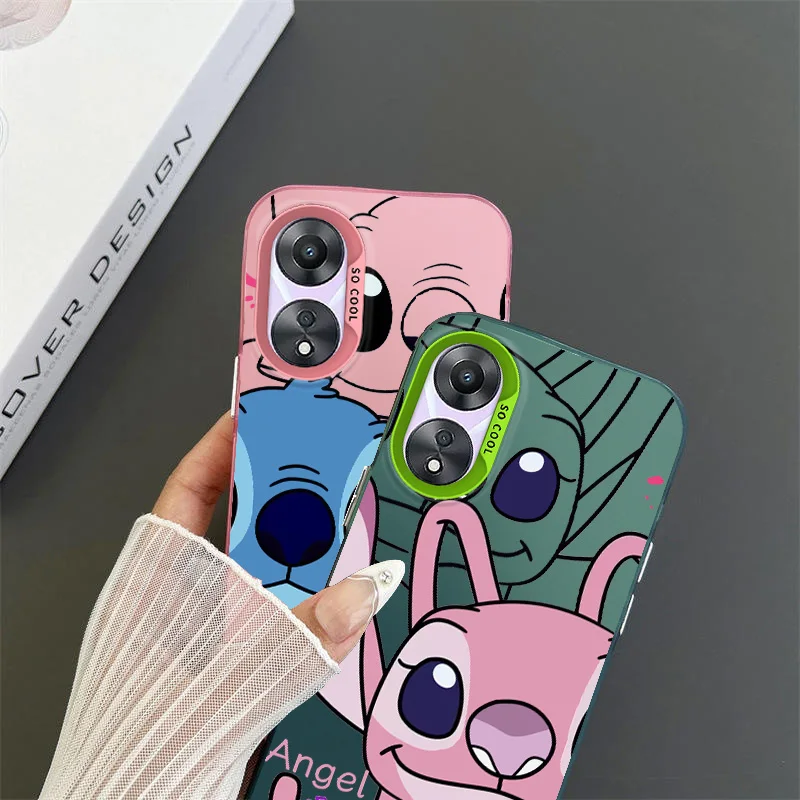 Disney Cute Stitch For OPPO Realme 5 8 10 11 i Pro C 2 15 20 21 31 33 35 53 55 9i Colorful Phone Case Soft Funda Silicone Cover