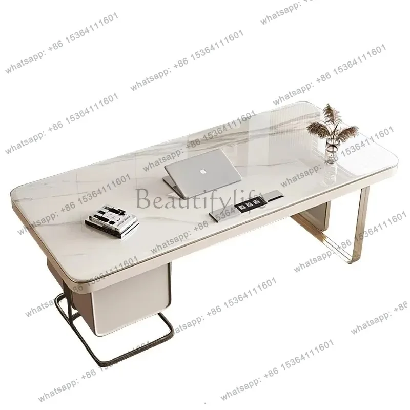 

Organizer Aesthetic Office Desk Luxury Designer Nordic Modern Computer Desk Standing Commercial Mesa De Escritorio Furniture